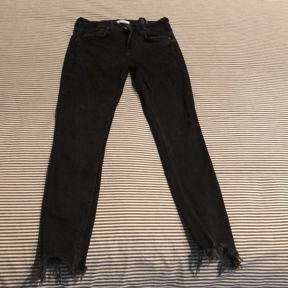 Zara black skinny jeans